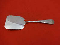 Antique Acid-Etched by Whiting Sterling Waffle Server w/Acid-Etched Stork 8 1/2"