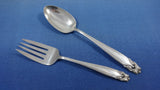 King Christian by Wallace Sterling Silver Flatware Set For 8 Service 74 Pieces