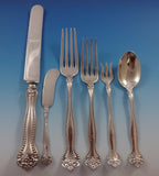 Raleigh by Alvin Sterling Silver Flatware Set For 8 Service Dinner 51 Pieces