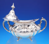Hampton Court by Reed and Barton Sterling Silver Tea Set 5pc w/ SP Tray (#9019)