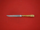 Repousse Vermeil by Kirk Sterling Silver Steak Knife Original 9" Heirloom
