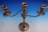 Old French by Gorham Sterling Silver Candelabra Pair 3-Light #770 (#8713)