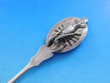 Lobster Art Silver c1865 by Ball Black Sterling Salad Serving Set 12" Applied