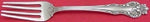 Queen by Mount Vernon / Howard Sterling Silver Regular Fork Short Tines 6 1/2"