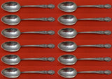 Brocade by International Sterling Silver Teaspoon Set 12 pieces 6"
