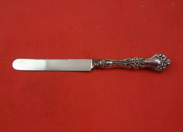 Majestic by Alvin Sterling Silver Dessert Knife Blunt 7 3/4" Heirloom Silverware