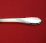 Beaded by Georg Jensen Sterling Silver Luncheon Knife Long Handle 8 3/4"