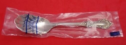 Wild Rose by International Sterling Silver Sugar Spoon Shell 6 1/8" New