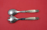 Acanthus by Georg Jensen Sterling Silver Salad Serving Set HHWS Original 7 3/4"
