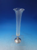Old French by Unknown Silverplate Bud Vase Crystal c.1960 10 3/4" (#5989)