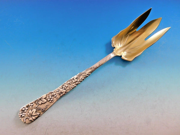 Vine by Tiffany and Co. Sterling Silver Salad Serving Fork with Grapes GW 10"