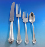 Essex by Durgin Sterling Silver Flatware Set Service 112 pieces Dinner Art Deco
