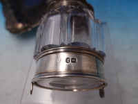 English Georgian Sterling Silver Inkwell on Tray London 1829 Joseph Argell #7315