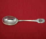 Norman Hammered by Shreve Sterling Silver Teaspoon Applied Mono "O" 6"