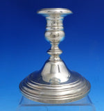 Old French by Gorham Sterling Silver Candlestick Pair #659 4 3/8" x 4 7/8" #8608