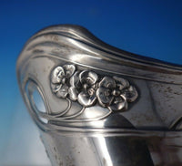 Deco Style German .800 Silver Serving Bowl GW 7" x 3 1/2" 3.2 ozt. c1930 (#6047)