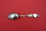 Pattern Unknown by Shiebler Sterling Souvenir Spoon #5 Chicago & flower 5 5/8"