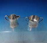 Colonial by Woolley Sterling Silver Sugar and Creamer Set 2pc Handmade (#6080)