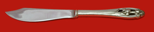 Silver Iris by International Sterling Silver Fish Knife Individual Custom 8 1/4"