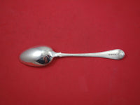 English Georgian Sterling Silver Dinner Spoon w/ engraved palm tree 8 5/8"