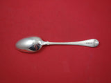 English Georgian Sterling Silver Dinner Spoon w/ engraved palm tree 8 5/8"