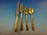 English Shell Vermeil by Lunt Sterling Silver Regular Size Place Setting(s) 4pc