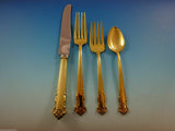 English Shell Vermeil by Lunt Sterling Silver Regular Size Place Setting(s) 4pc