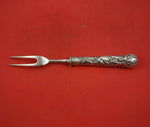 Stag Hunt English Sterling Silver Serving Fork 2-Tine HH AS Engraved Bird 9 1/2"