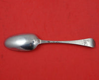 English Georgian Sterling Silver Dinner Spoon 8" w/Knights Arm Date 1856 on Back