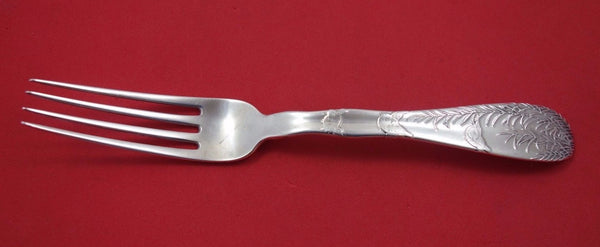 Lap Over Edge Acid Etched by Tiffany & Co. Sterling Silver Dinner Fork w/ Willow