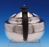 Winthrop by Tiffany and Co Sterling Silver Wood Tea Set 5pc (#9056) Beautiful!