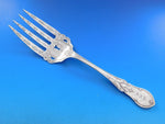 Dew Drop by Shiebler Sterling Silver Buffet Fork Pierced Bright-cut 9 5/8" Rare