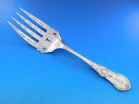 Dew Drop by Shiebler Sterling Silver Buffet Fork Pierced Bright-cut 9 5/8" Rare