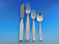 Constanze By Wilkens German 800 Silver Flatware Set Service 64 pieces Modern