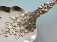 Old Orange Blossom by Alvin Sterling Silver Tomato Server Pierced w/ Blossoms