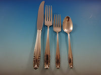 Stradivari by Wallace Sterling Silver Flatware Set For 8 Service 50 Pcs Dinner