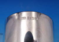 E.H. Parkin and Co English Estate Sterling Silver Water Goblet c. 1976 (#7508)