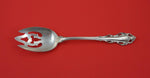 Dresden Scroll by Lunt Sterling Silver Pierced Serving Spoon original 8 1/2"