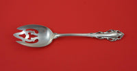 Dresden Scroll by Lunt Sterling Silver Pierced Serving Spoon original 8 1/2"