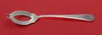 Early American Engraved by Lunt Sterling Silver Olive Spoon Ideal 5 3/4" Custom