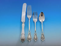 Monticello by Lunt Sterling Silver Flatware Set For 12 Service 144 Pieces Dinner