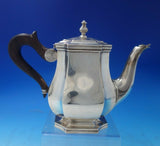 Charles Tirbour Orfevre French .800 Silver Tea Set 4pc with Wood Handles (#5520)