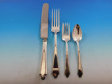 Chateau by Lunt Sterling Silver Flatware Set for 12 Service 89 Piece Dinner Size