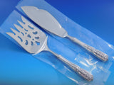Milburn Rose by Westmorland Sterling Silver Fish Serving Set 2 Piece Custom Made
