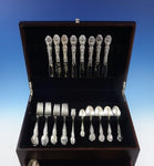 Melrose by Gorham Sterling Silver Flatware Set For 8 Service 49 Pieces