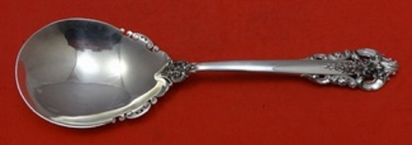 Grande Baroque by Wallace Sterling Silver Salad Serving Spoon AS 9 3/8"
