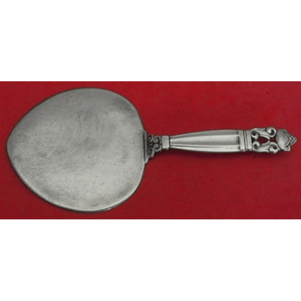 Acorn by Georg Jensen Sterling Silver Petit Four Server with GI/GJ Mark 4 3/4"