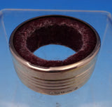 Asprey and Garrard English Sterling Silver Wine Collar w/Fabric 1 1/2" (#8580)
