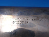 Italian Sterling Silver Box in Log Form w/Applied Branch Handle Feet (#7456)