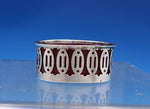 Roden Canadian Sterling Silver Salt Cellar with red glass liner 782 (#7438)